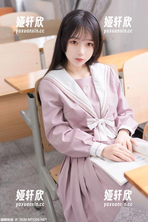 又有新鲜的马尾少女写真了，快来瞧喵糖映画的奇思妙想！